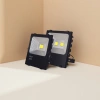 Black LED floodlights, waterproof outdoor lighting, 10W, 30W, 50W options, engineering floodlights Specification image